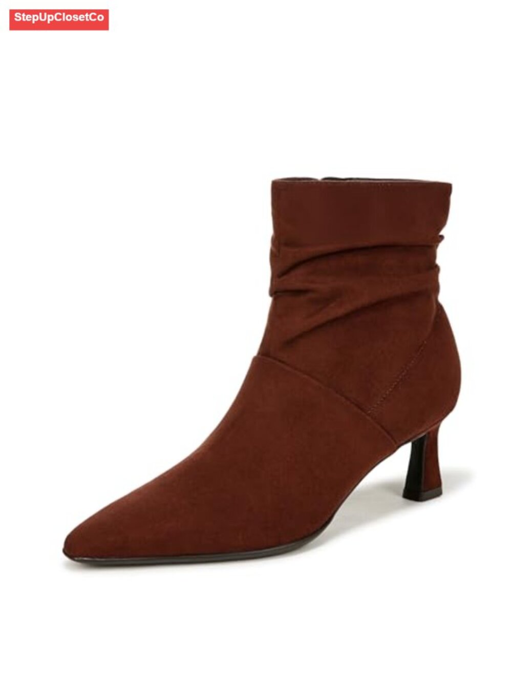 Naturalizer Tribute Slouchy Ankle Bootie - Women's Heeled Boots with Ruched